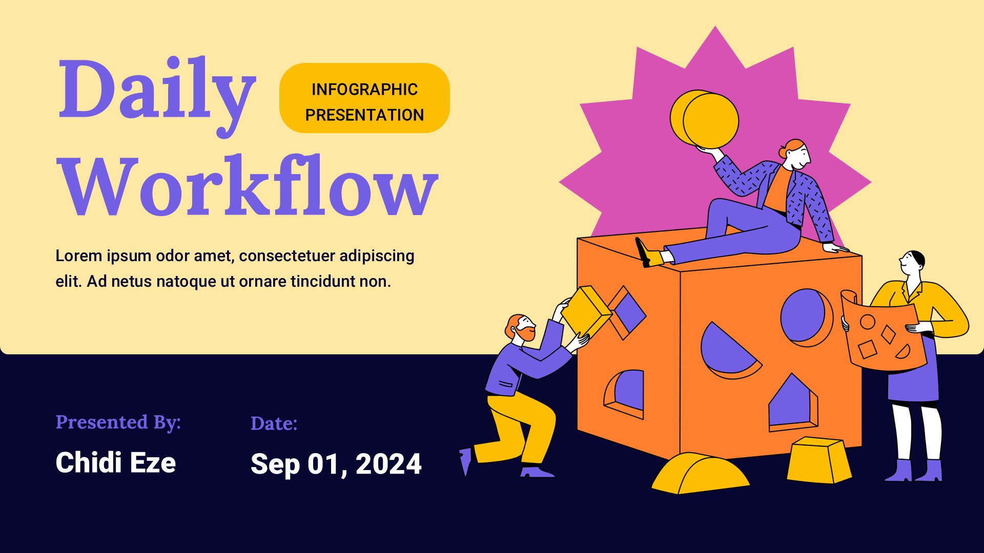 Daily Workflow Infographic