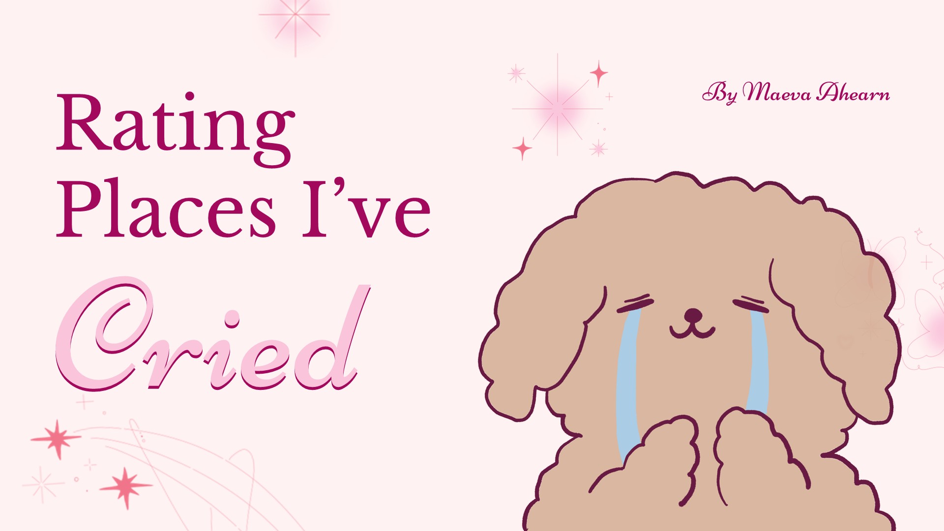 Rating Places I've Cried Presentation